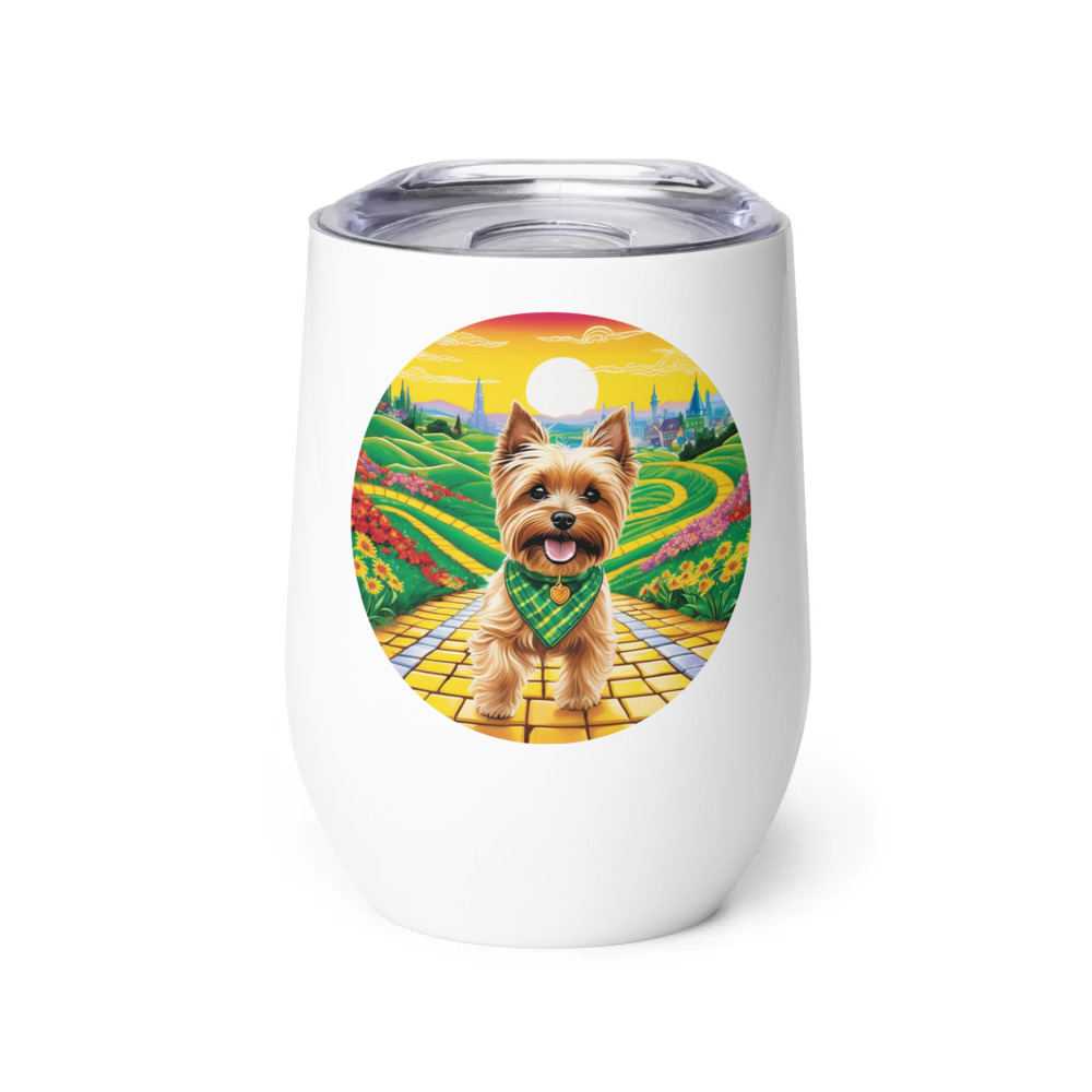 PugMug Custom Cairn Terrier Wine Tumbler