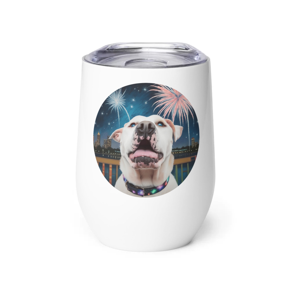 PugMug Custom Melody Wine Tumbler