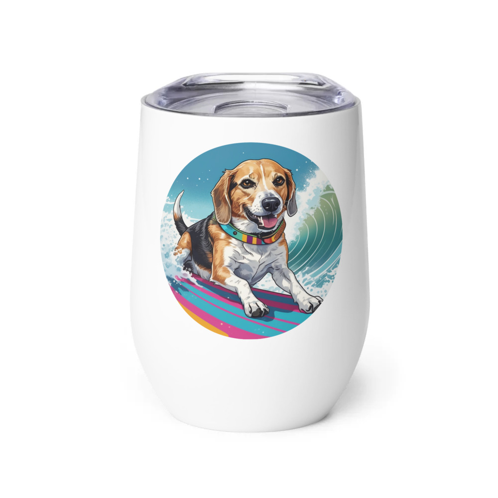 PugMug Custom Munchkin Wine Tumbler
