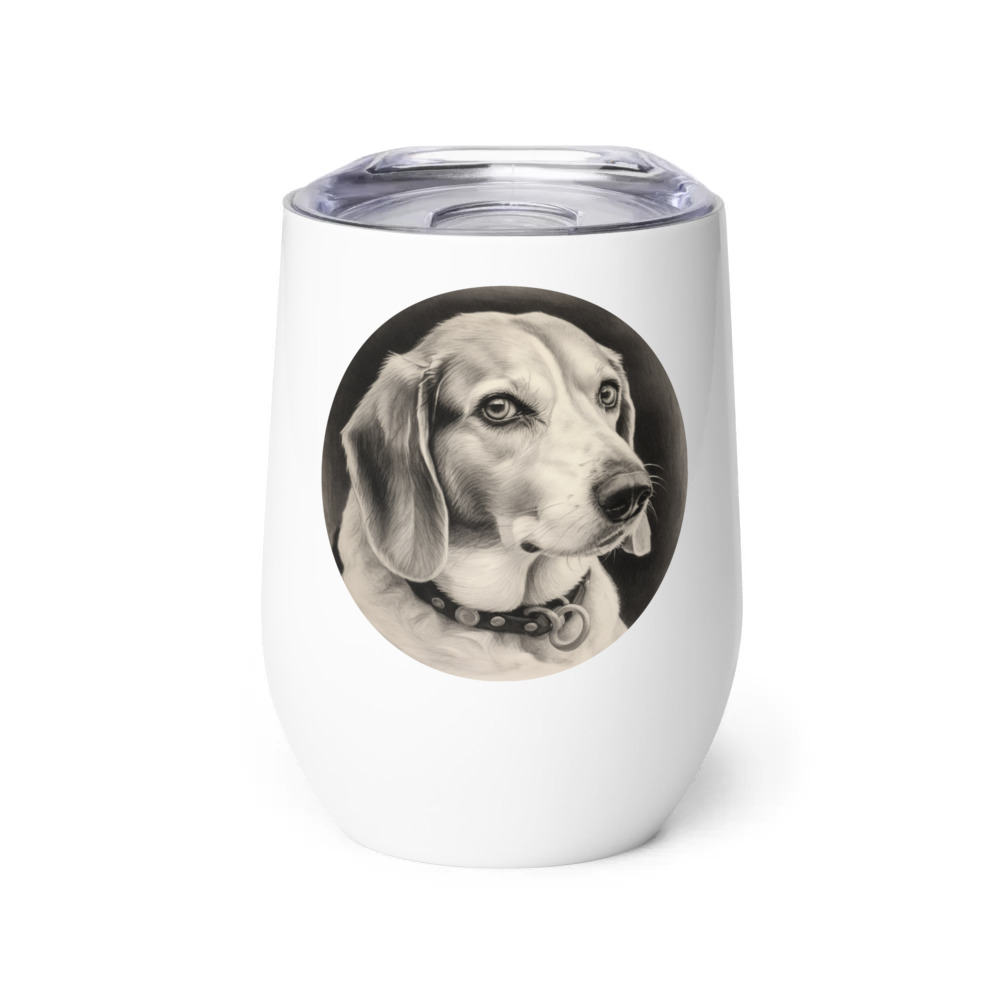 PugMug Custom Munchkin Wine Tumbler