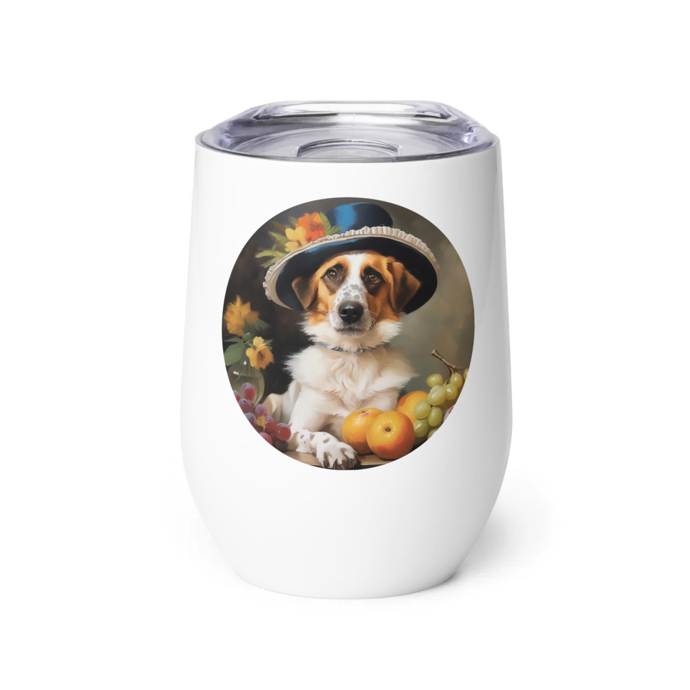 PugMug Custom Hazim Wine Tumbler