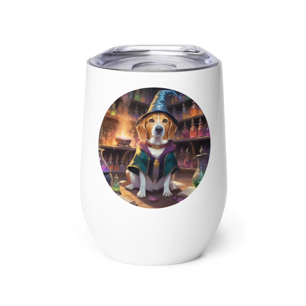 PugMug Custom Munchkin Wine Tumbler