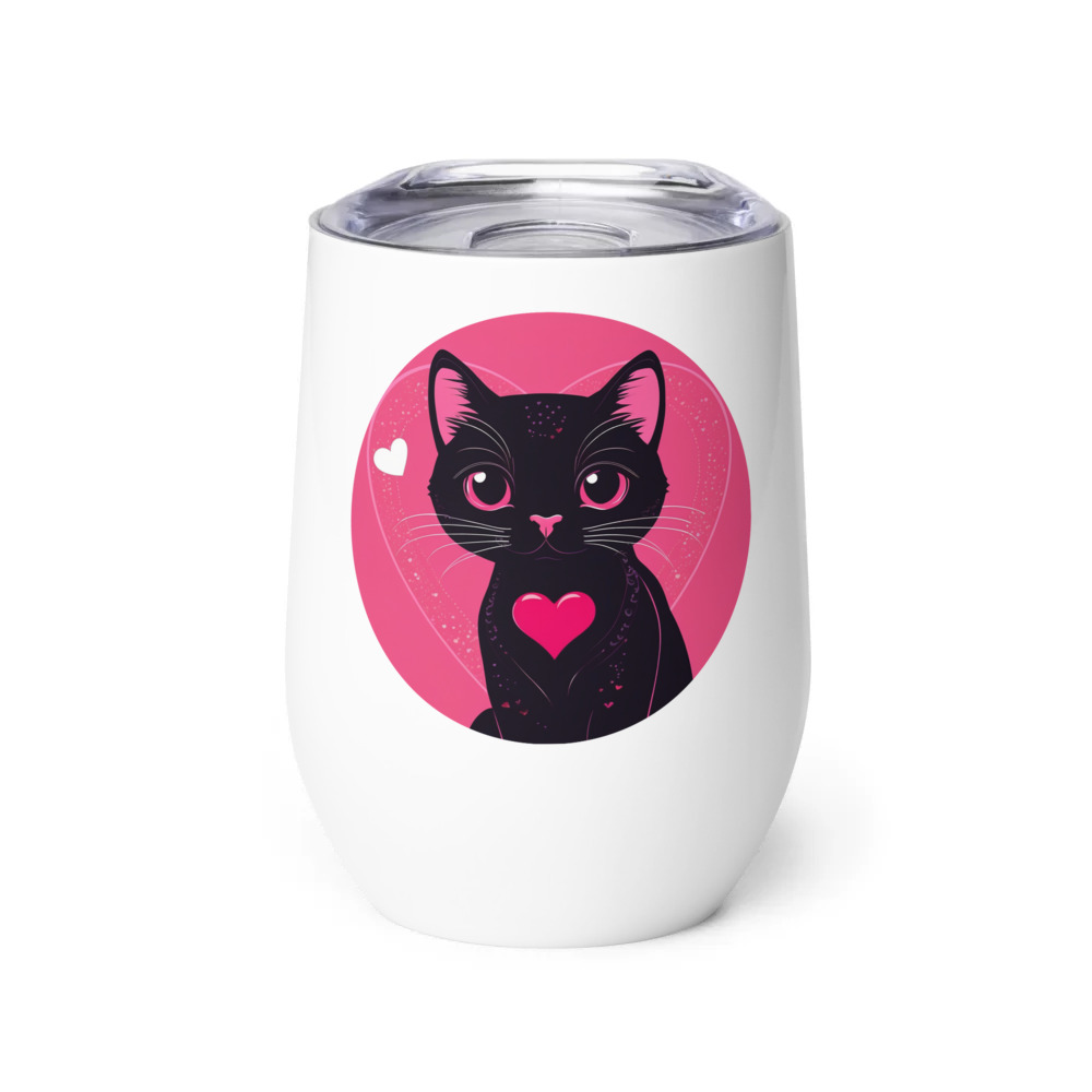 PugMug Custom Pet Wine Tumbler