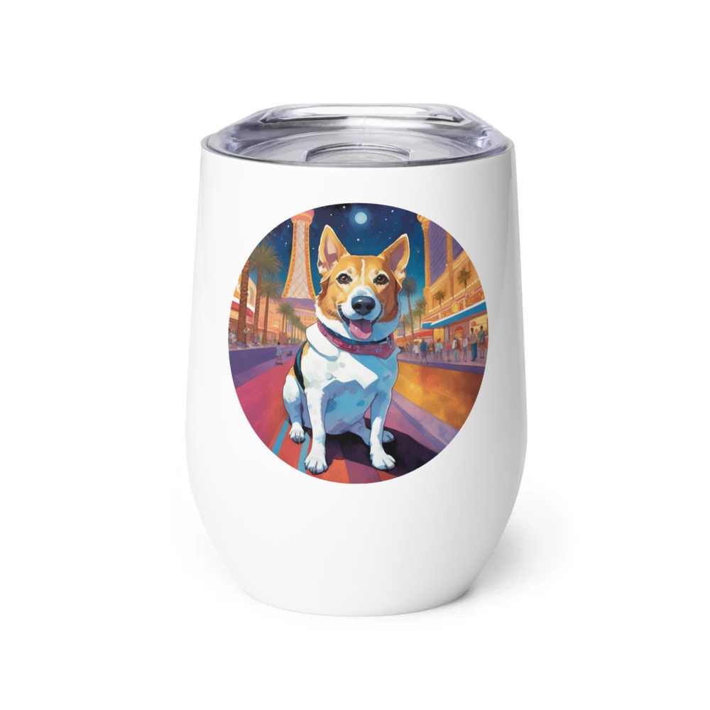 PugMug Custom Munchkin Wine Tumbler