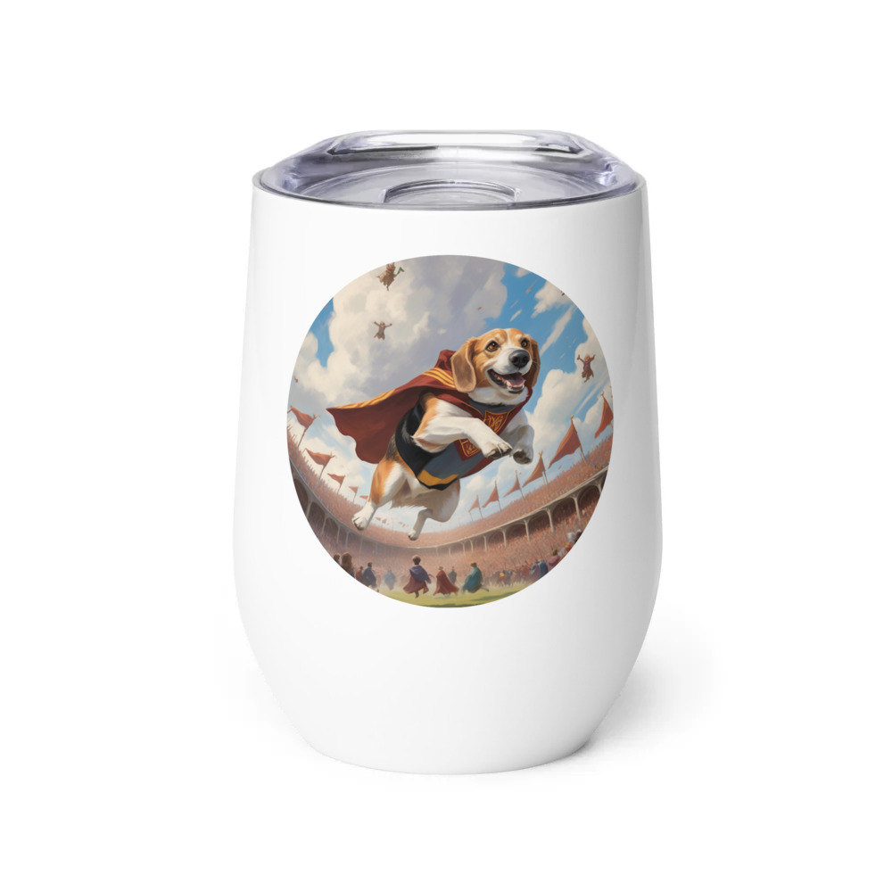 PugMug Custom Munchkin Wine Tumbler