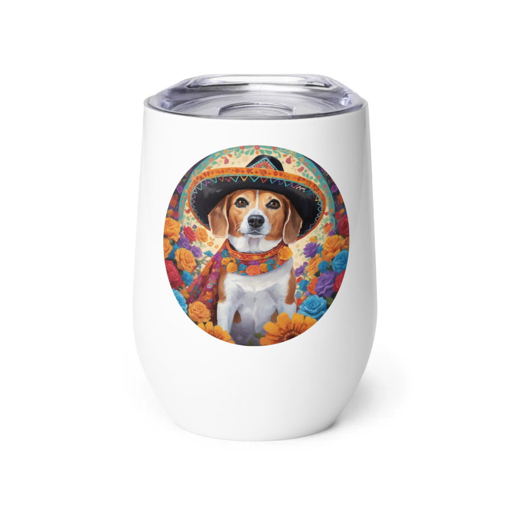 PugMug Custom Munchkin Wine Tumbler