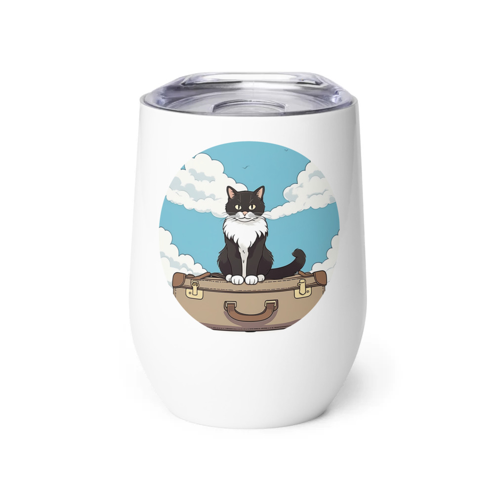 PugMug Custom Peerie Wine Tumbler