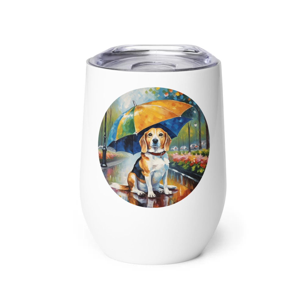 PugMug Custom Munchkin Wine Tumbler