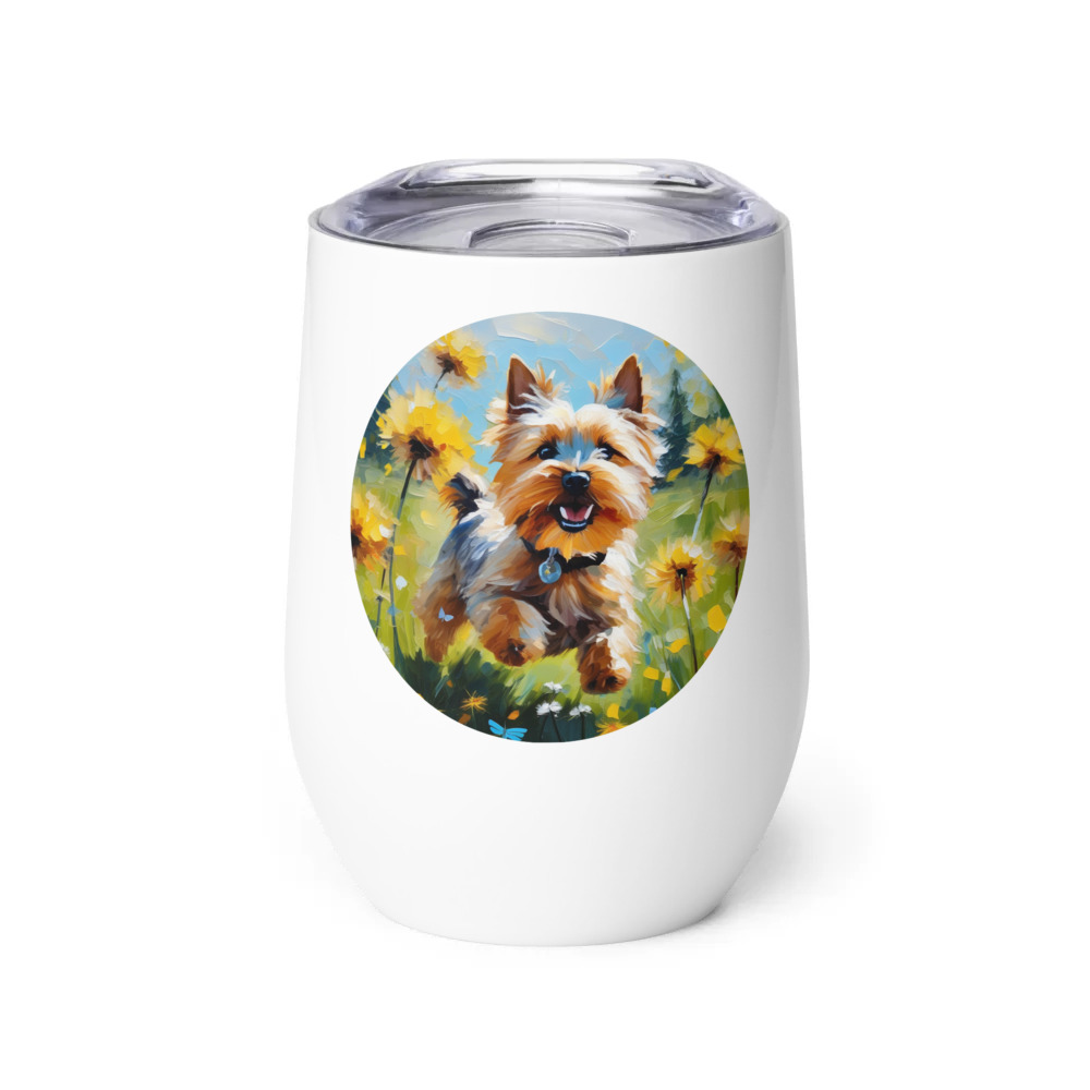 PugMug Custom Cairn Terrier Wine Tumbler