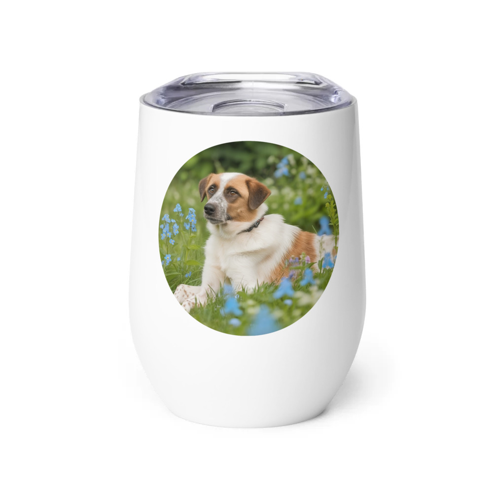 PugMug Custom Hazim Wine Tumbler
