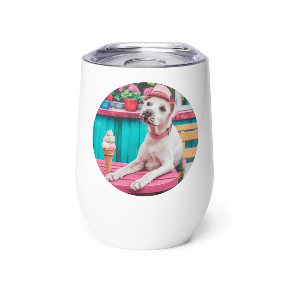 PugMug Custom Melody Wine Tumbler