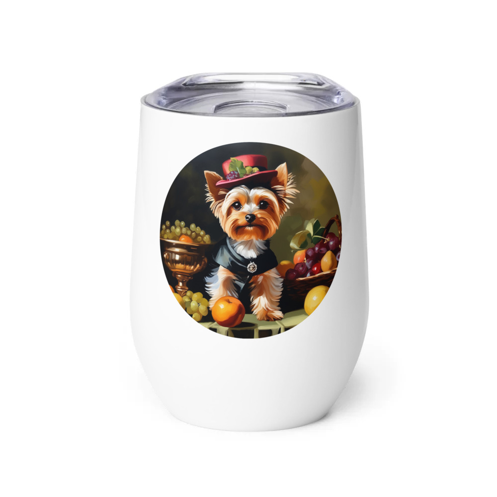 PugMug Custom Pet Wine Tumbler