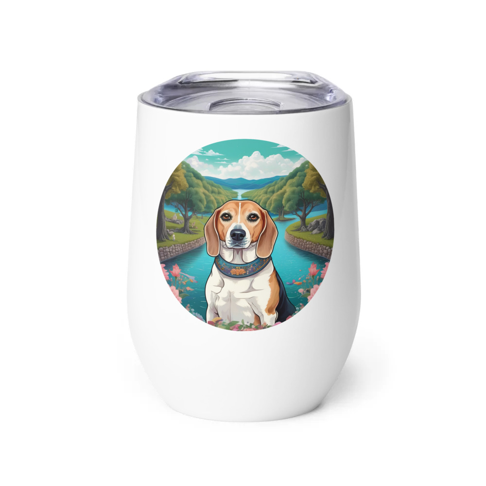 PugMug Custom Munchkin Wine Tumbler