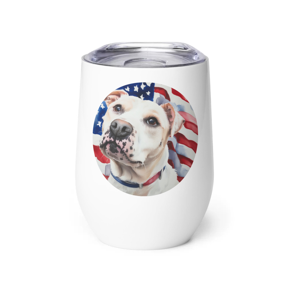 PugMug Custom Melody Wine Tumbler