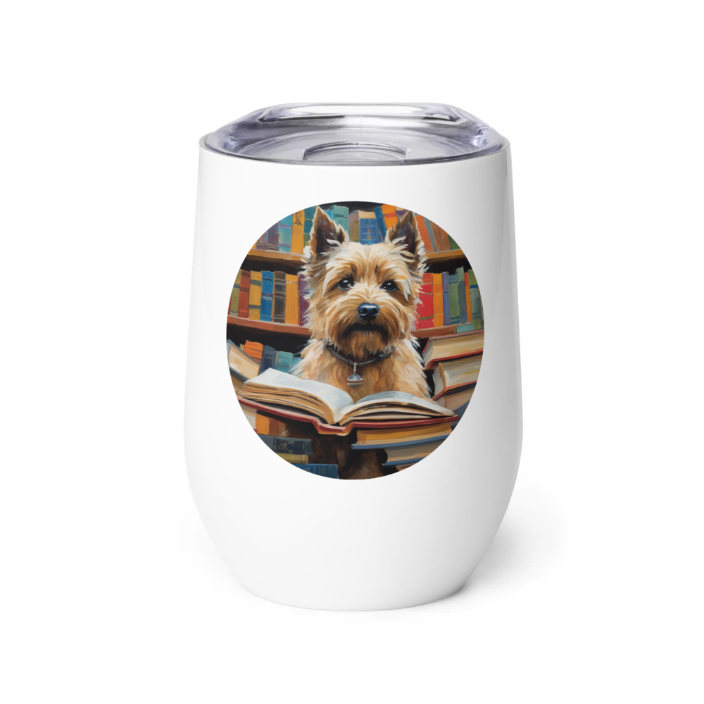 PugMug Custom Cairn Terrier Wine Tumbler