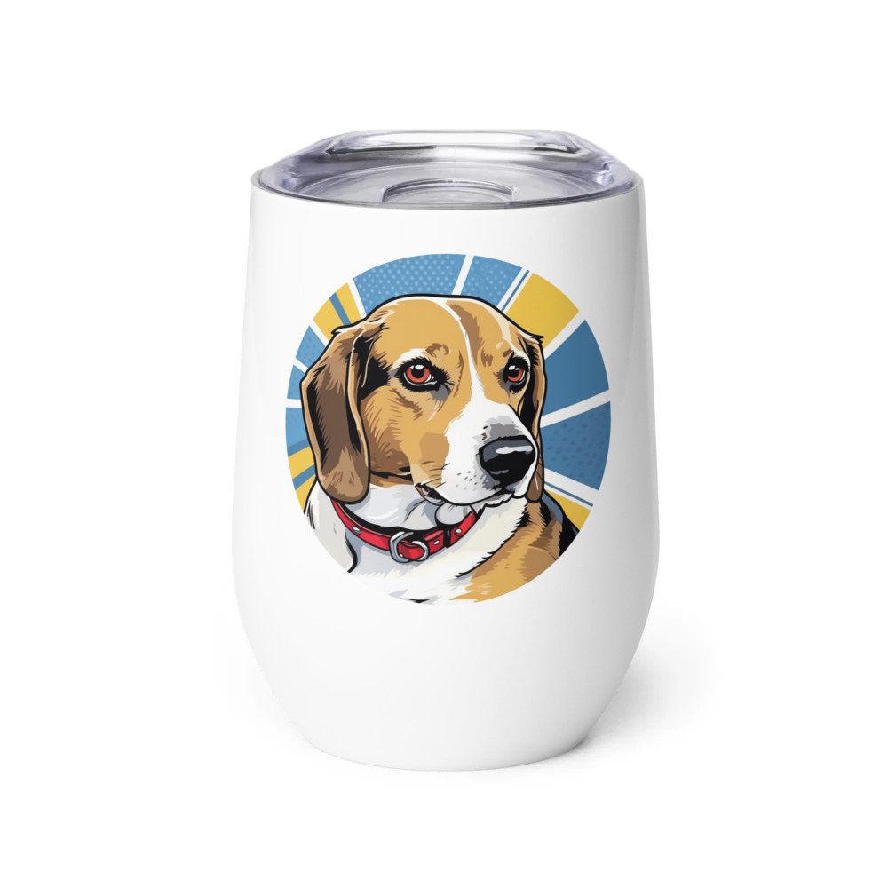 PugMug Custom Munchkin Wine Tumbler