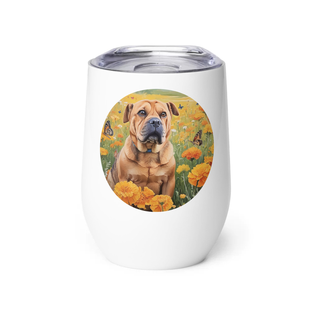 PugMug Custom Halina Wine Tumbler
