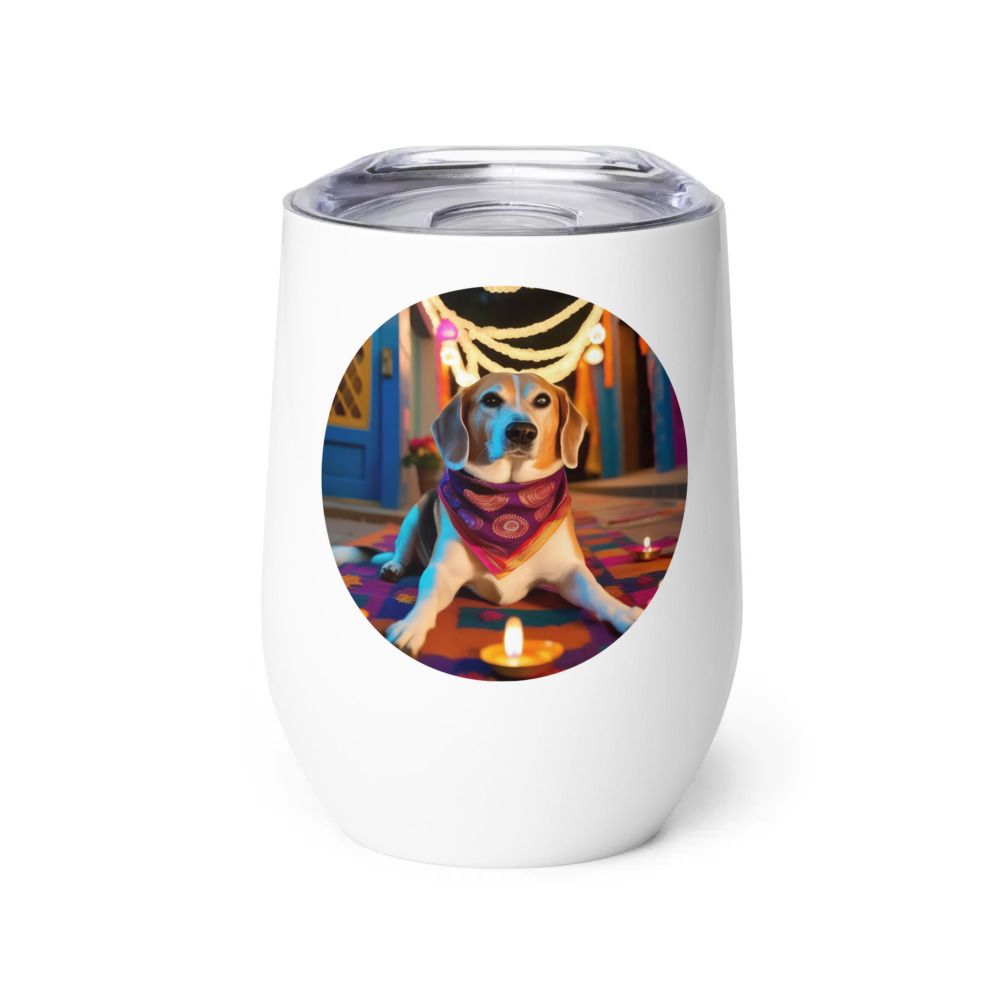 PugMug Custom Munchkin Wine Tumbler