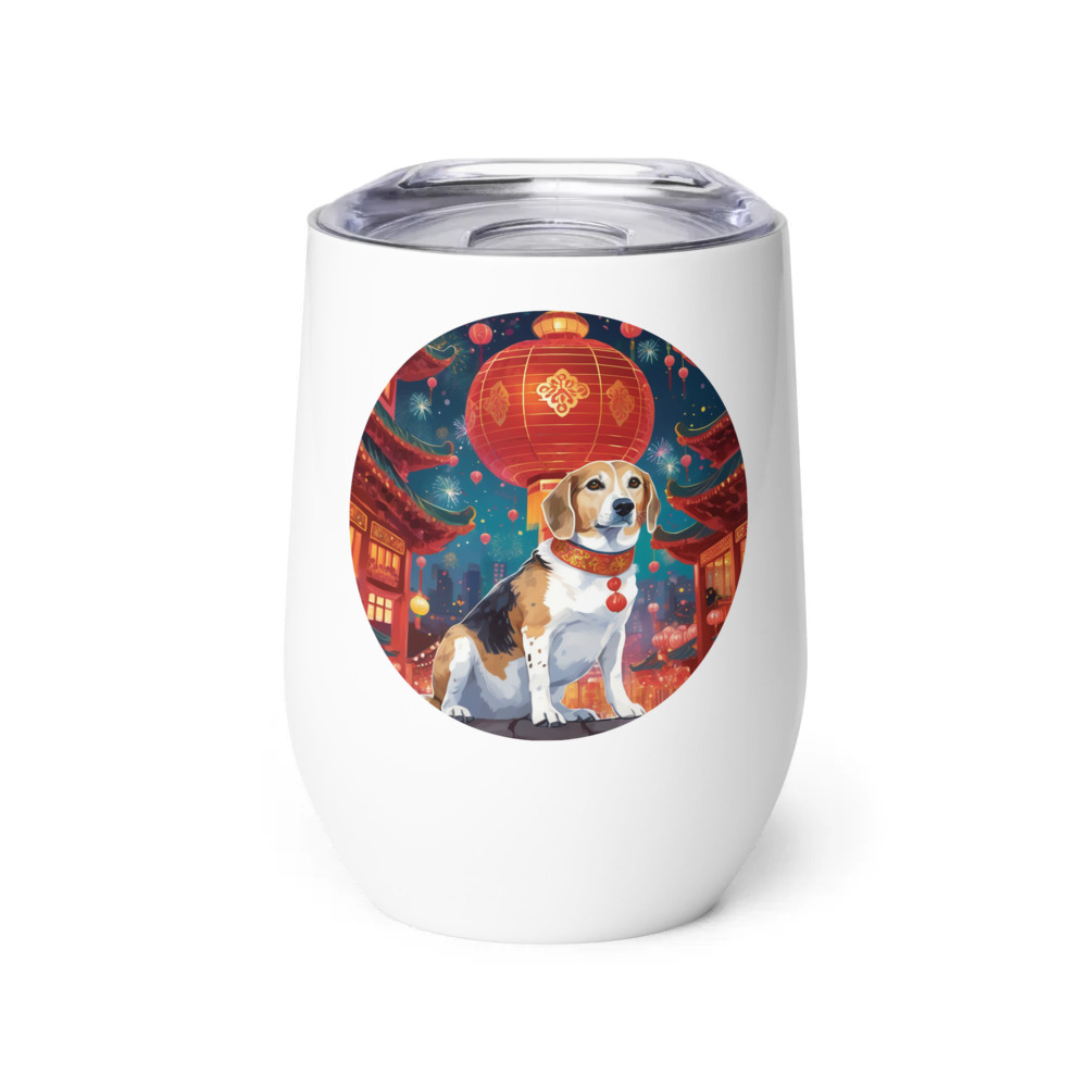 PugMug Custom Munchkin Wine Tumbler