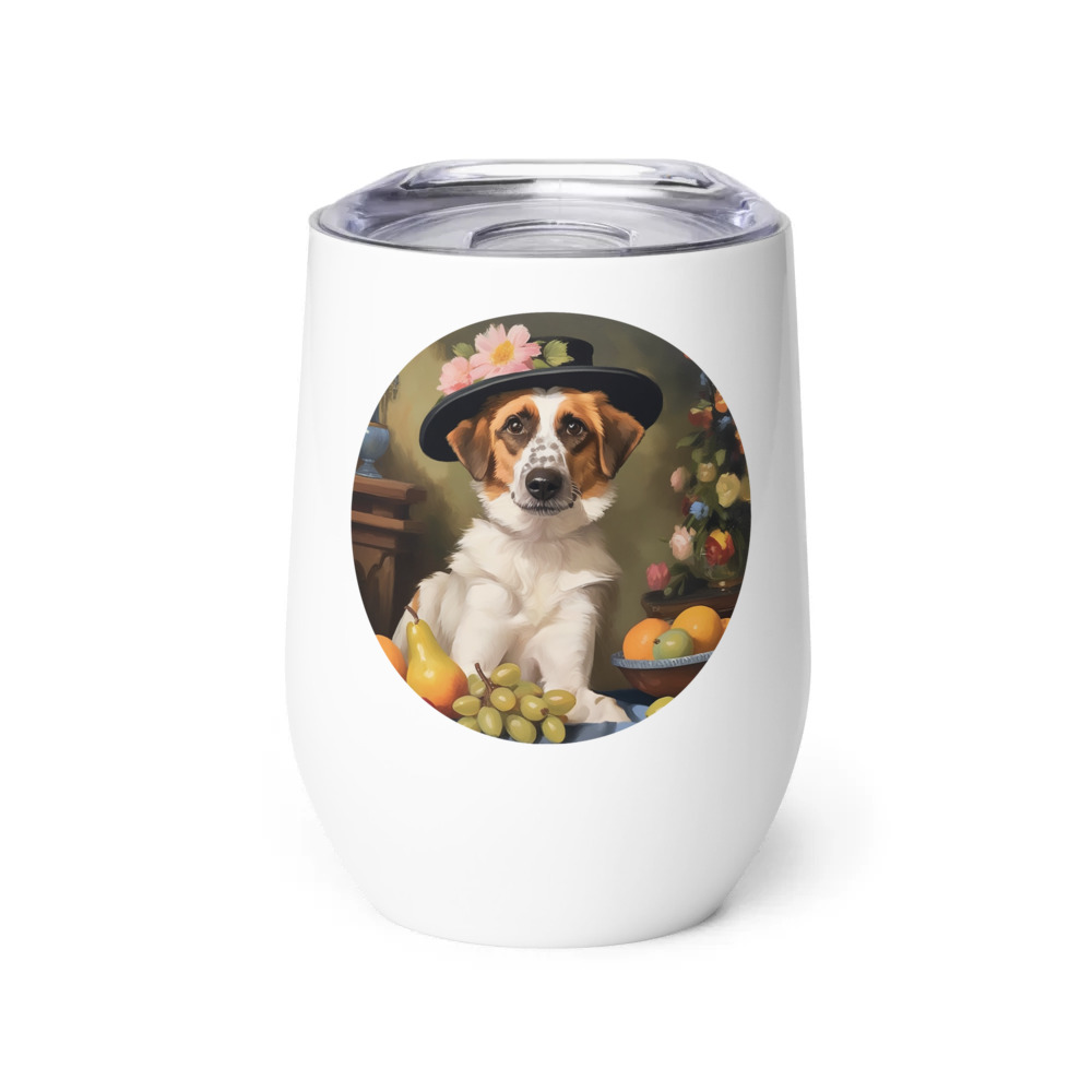 PugMug Custom Hazim Wine Tumbler