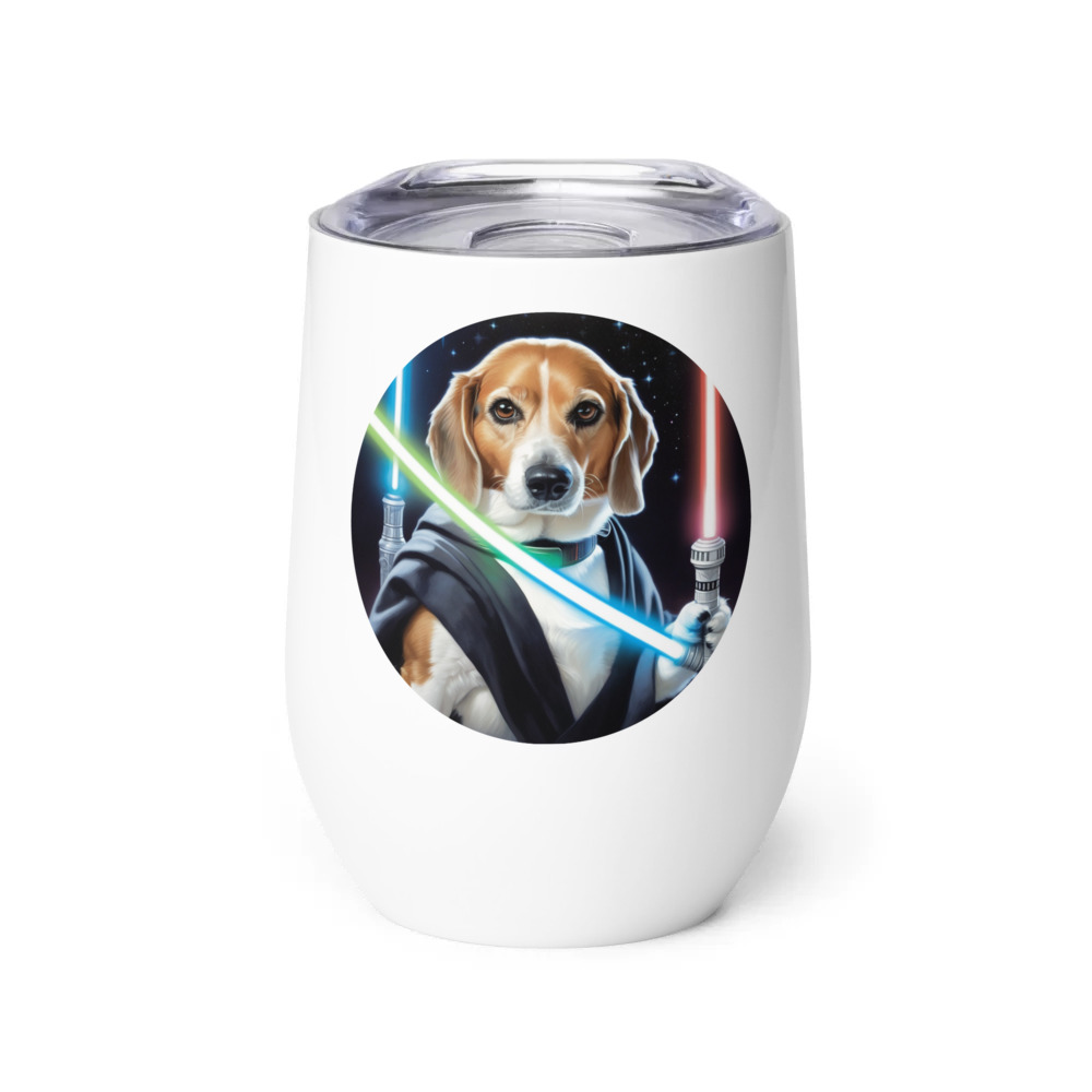 PugMug Custom Munchkin Wine Tumbler