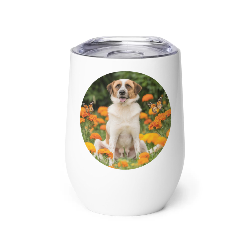 PugMug Custom Hazim Wine Tumbler