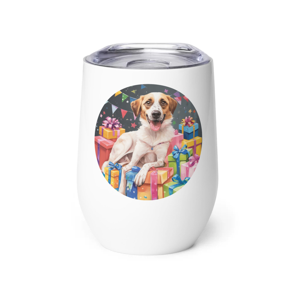 PugMug Custom Hazim Wine Tumbler