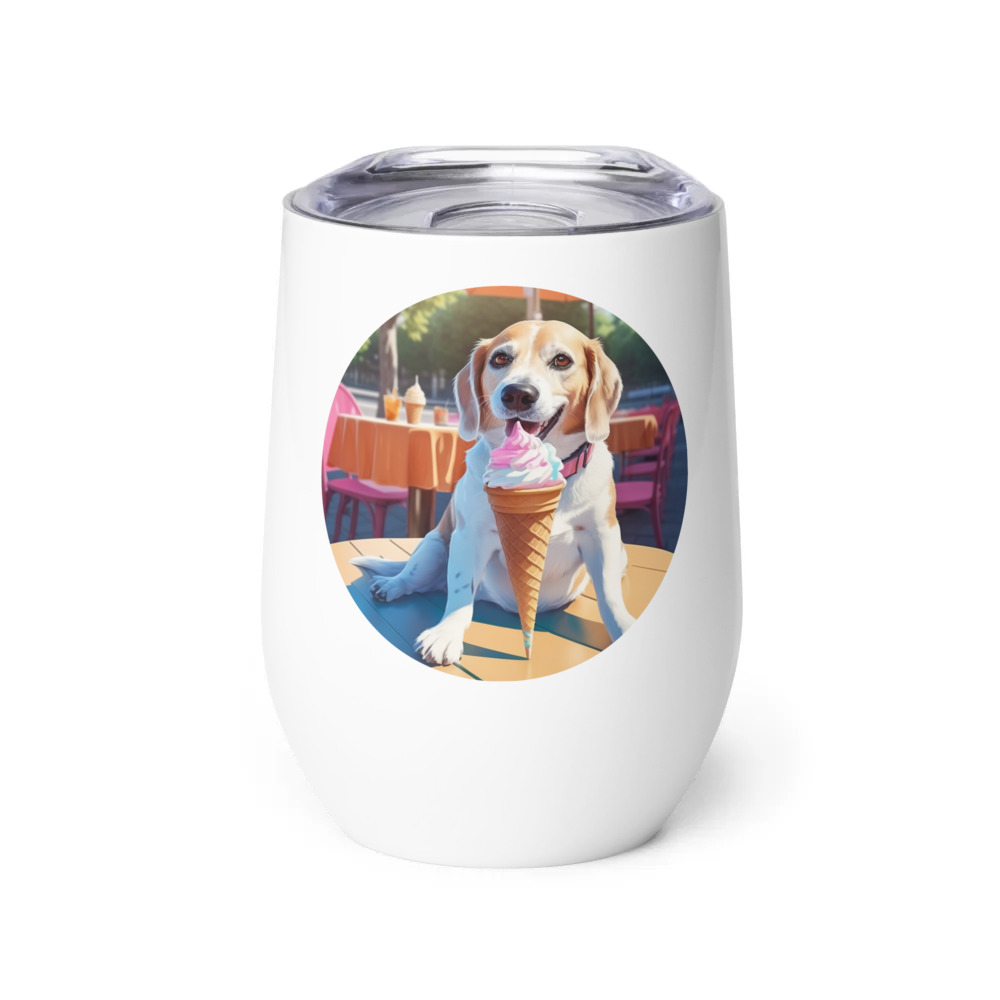 PugMug Custom Munchkin Wine Tumbler