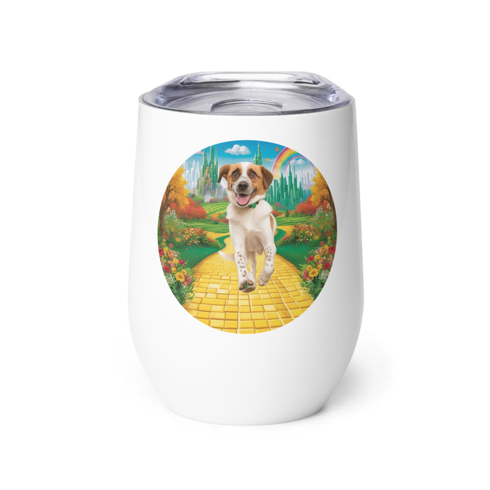 PugMug Custom Hazim Wine Tumbler