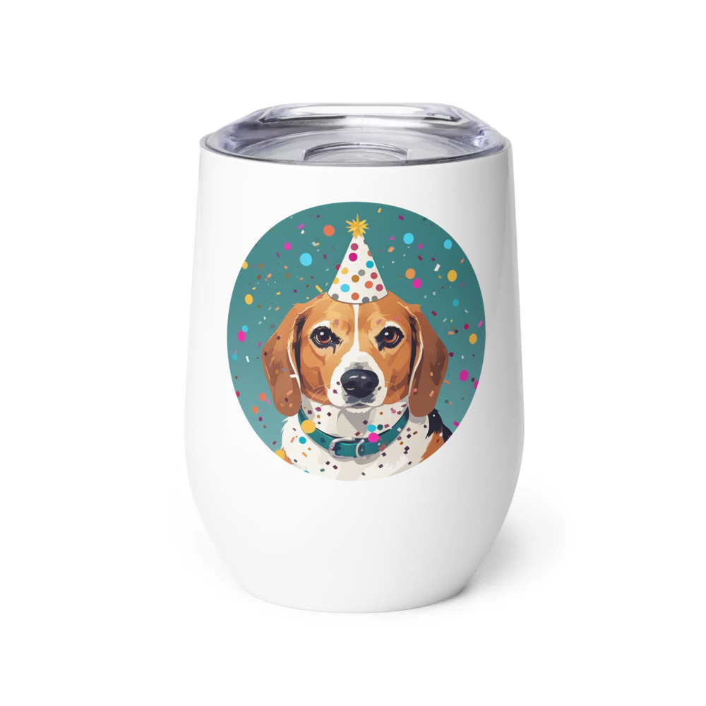 PugMug Custom Munchkin Wine Tumbler