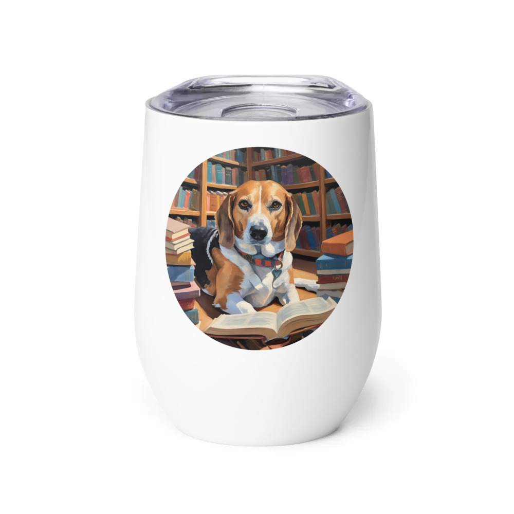 PugMug Custom Munchkin Wine Tumbler