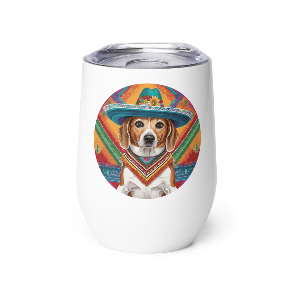 PugMug Custom Munchkin Wine Tumbler