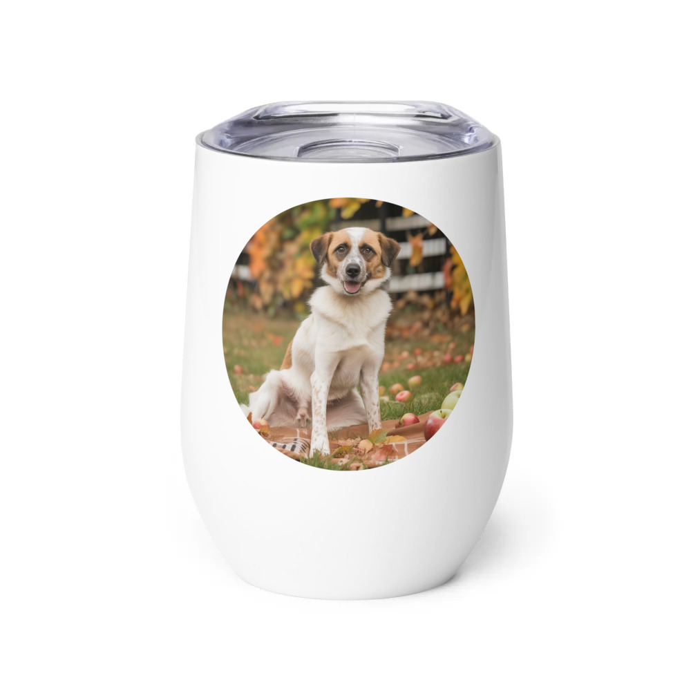 PugMug Custom Hazim Wine Tumbler
