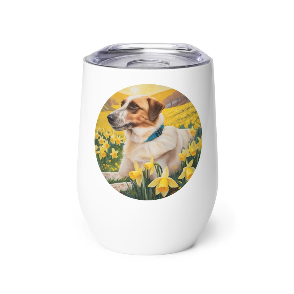 PugMug Custom Hazim Wine Tumbler
