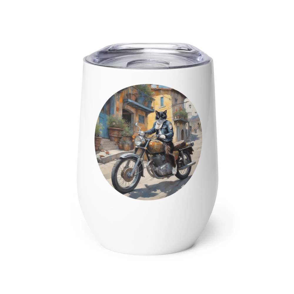 PugMug Custom Peerie Wine Tumbler