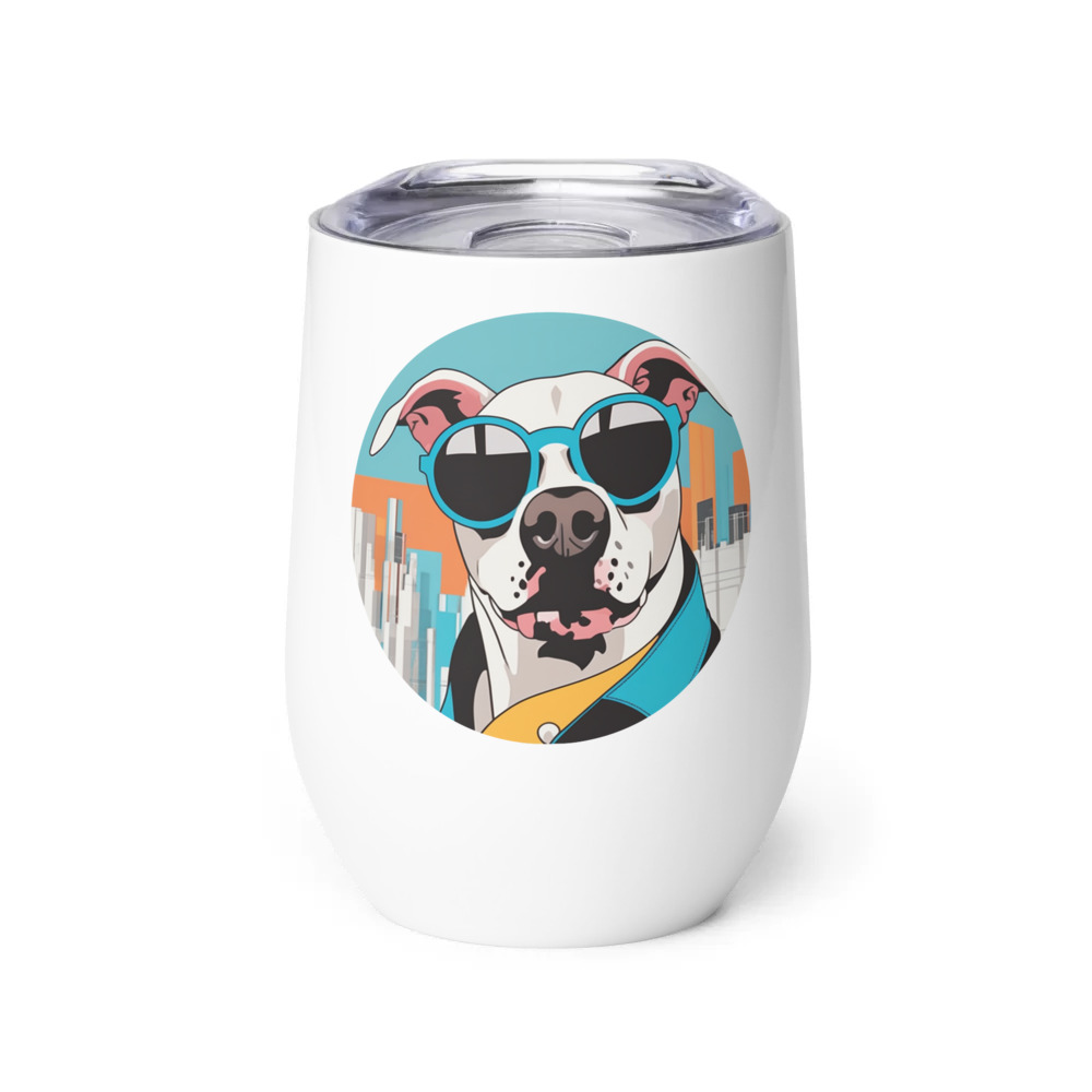 PugMug Custom Melody Wine Tumbler