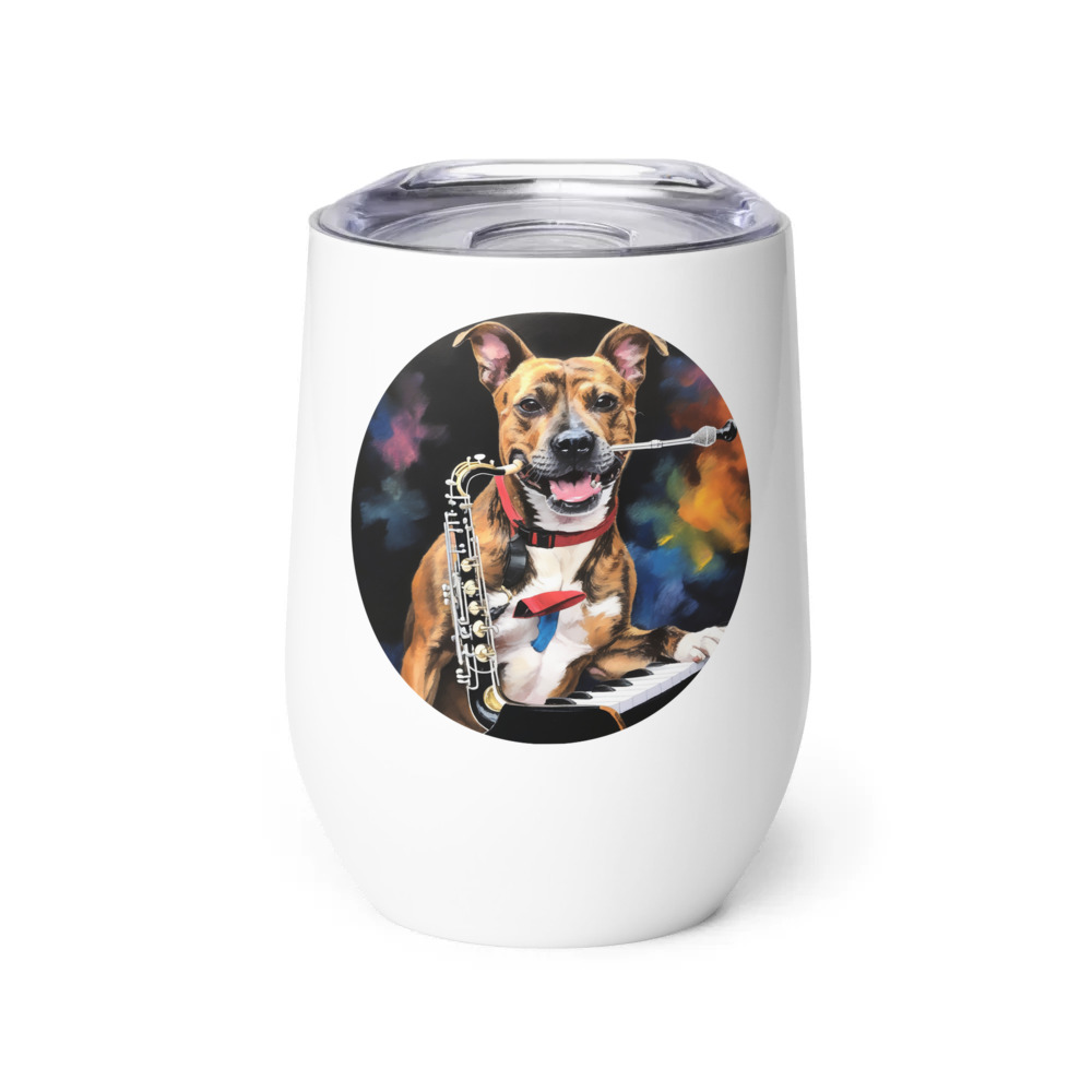 PugMug Custom Tony Hawk Wine Tumbler