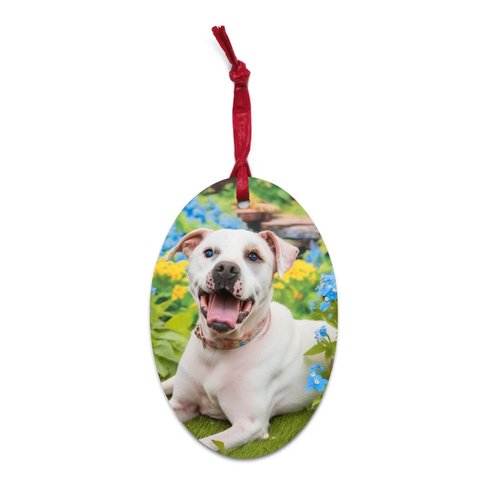 PugMug Custom Melody Wooden Ornament