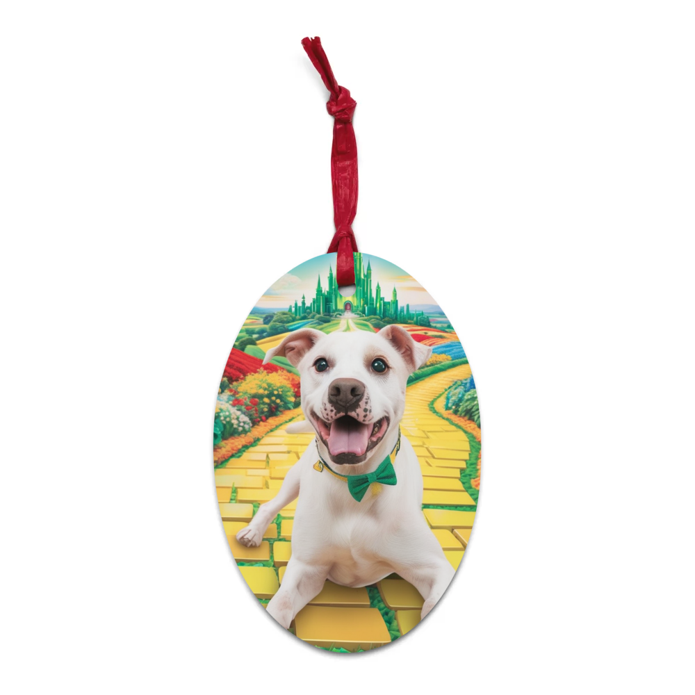 PugMug Custom Melody Wooden Ornament