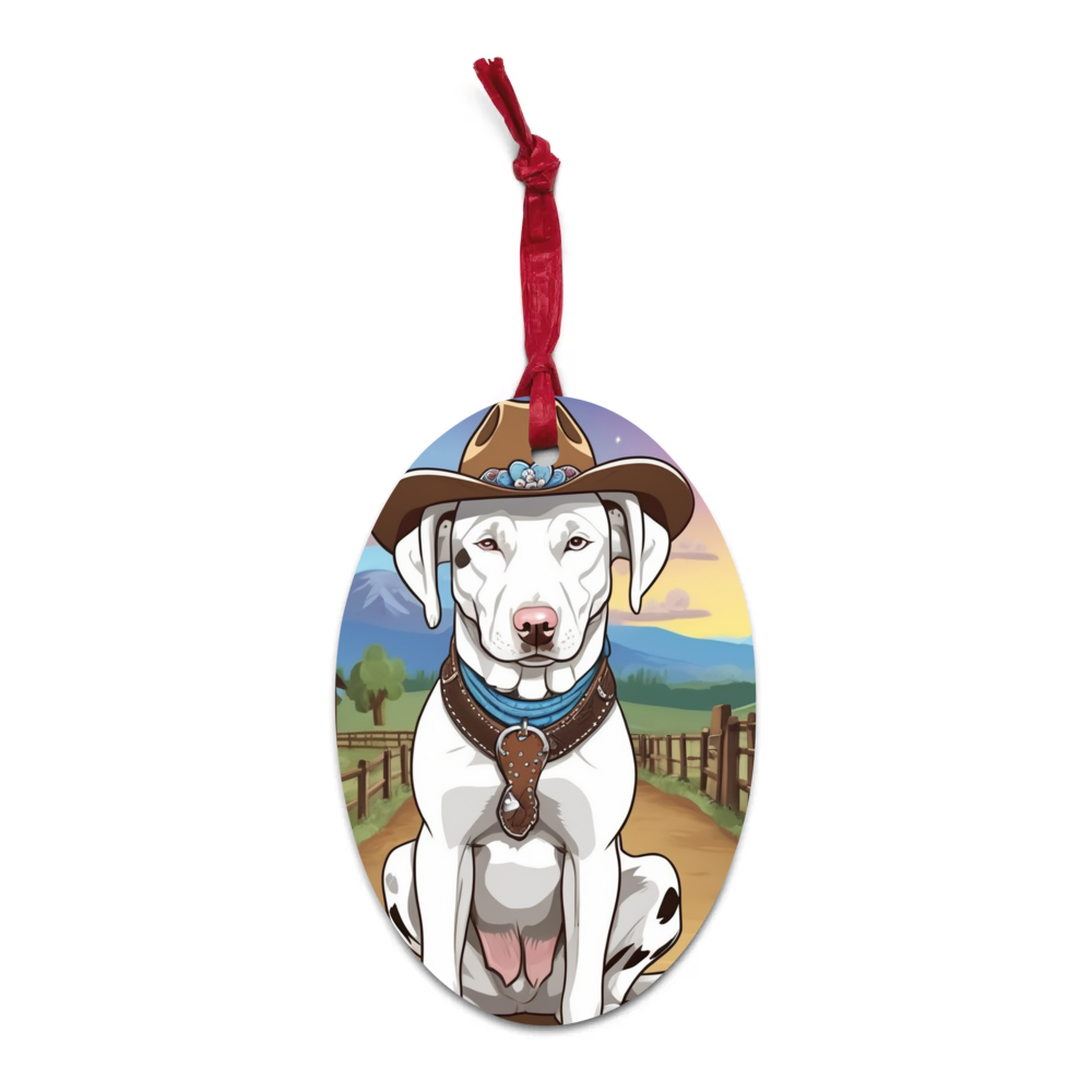 PugMug Custom Penny Wooden Ornament