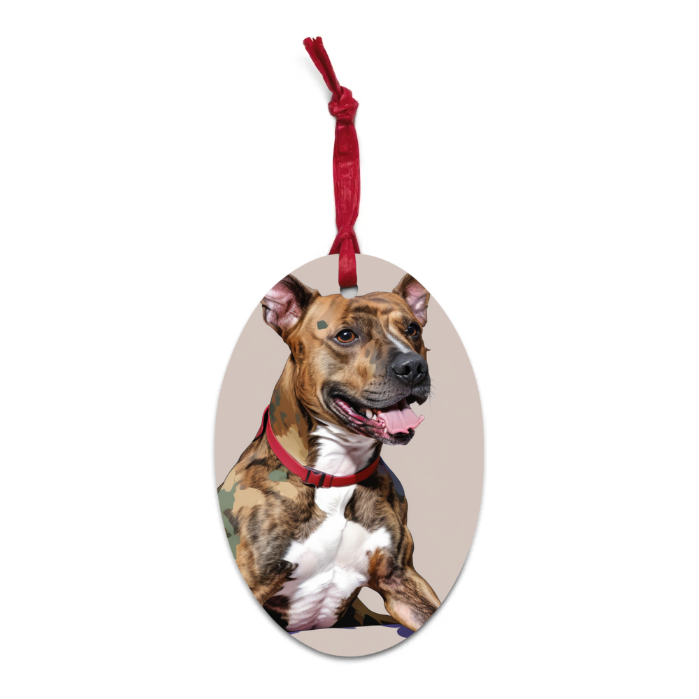 PugMug Custom Tony Hawk Wooden Ornament