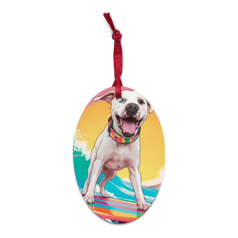 PugMug Custom Melody Wooden Ornament