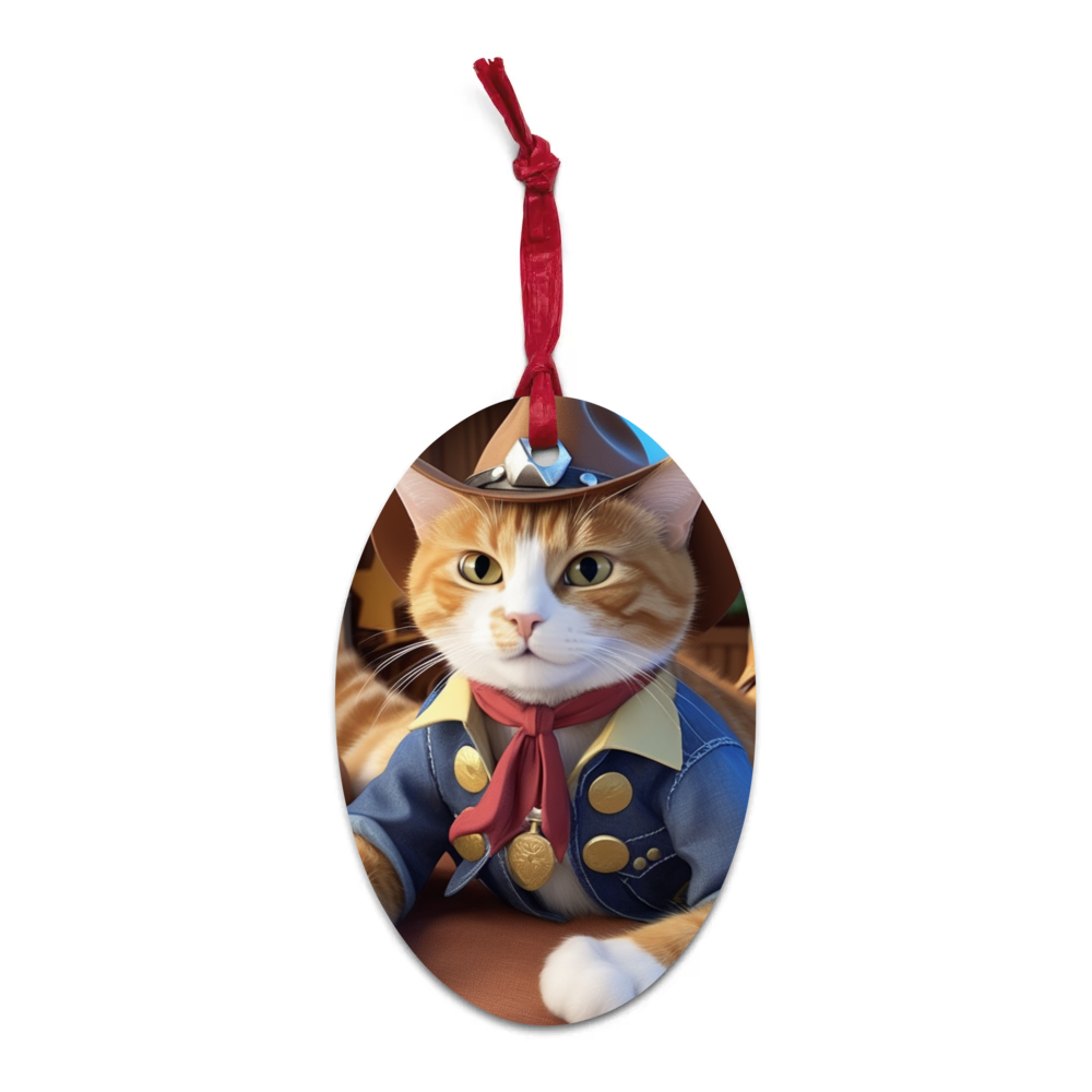 PugMug Custom Jack Jack Wooden Ornament