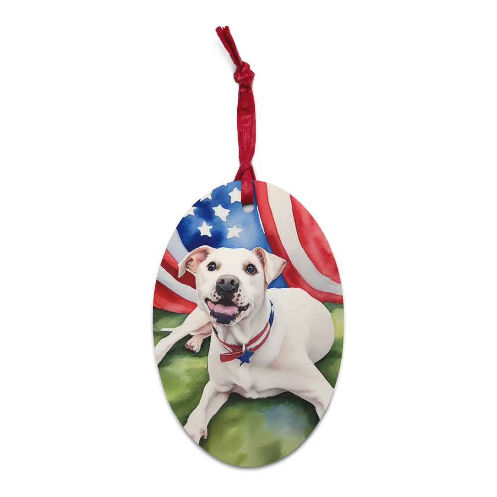 PugMug Custom Melody Wooden Ornament