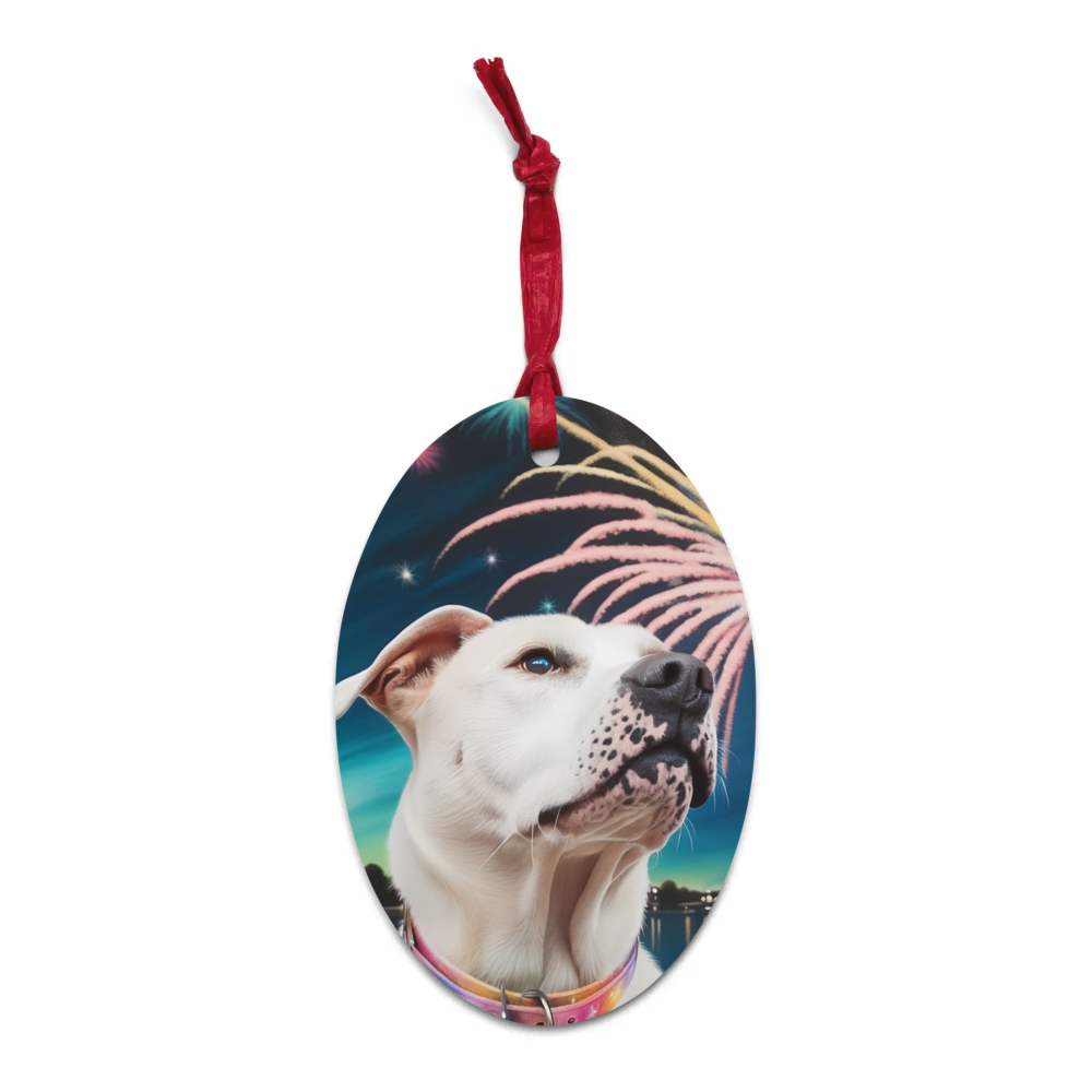 PugMug Custom Melody Wooden Ornament