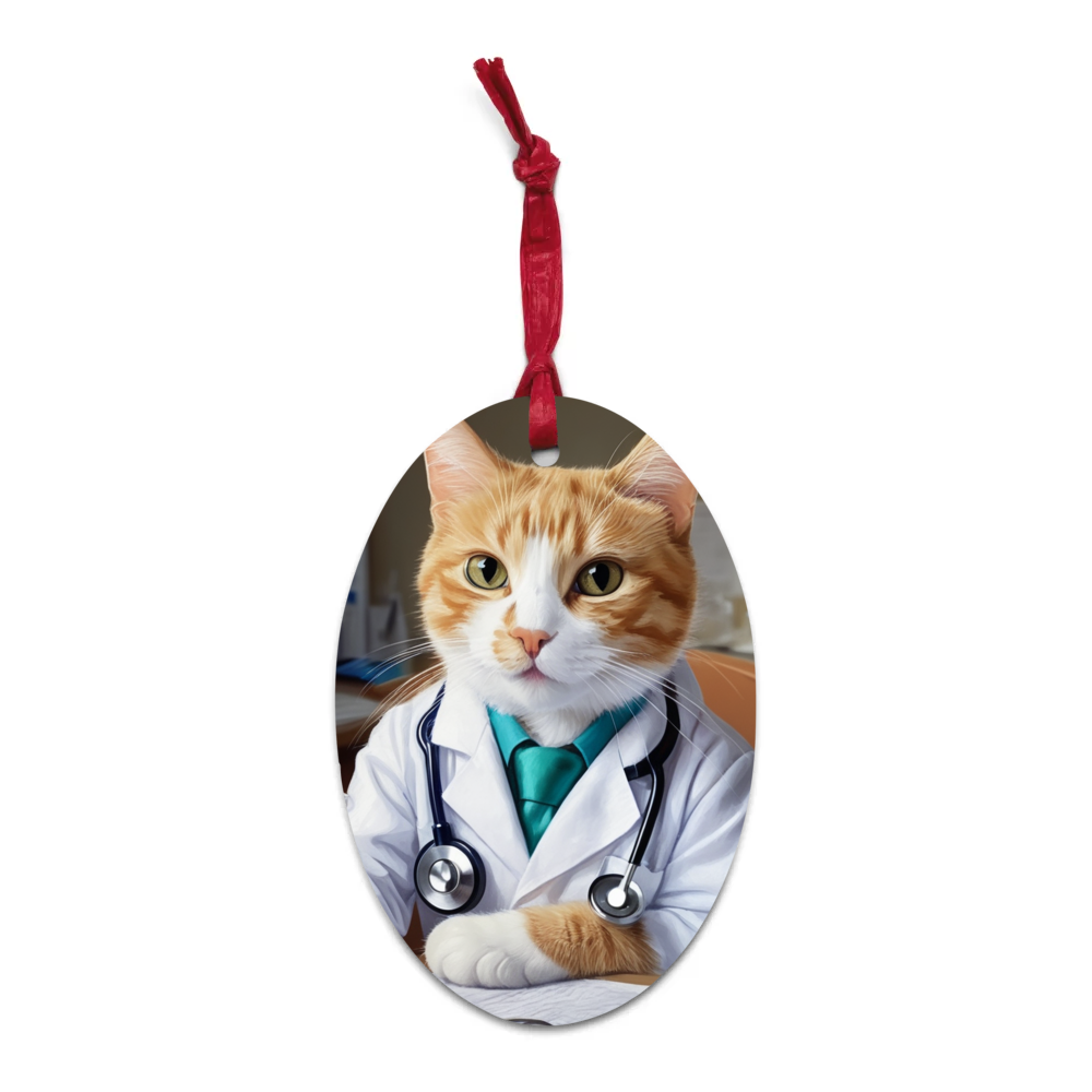 PugMug Custom Jack Jack Wooden Ornament