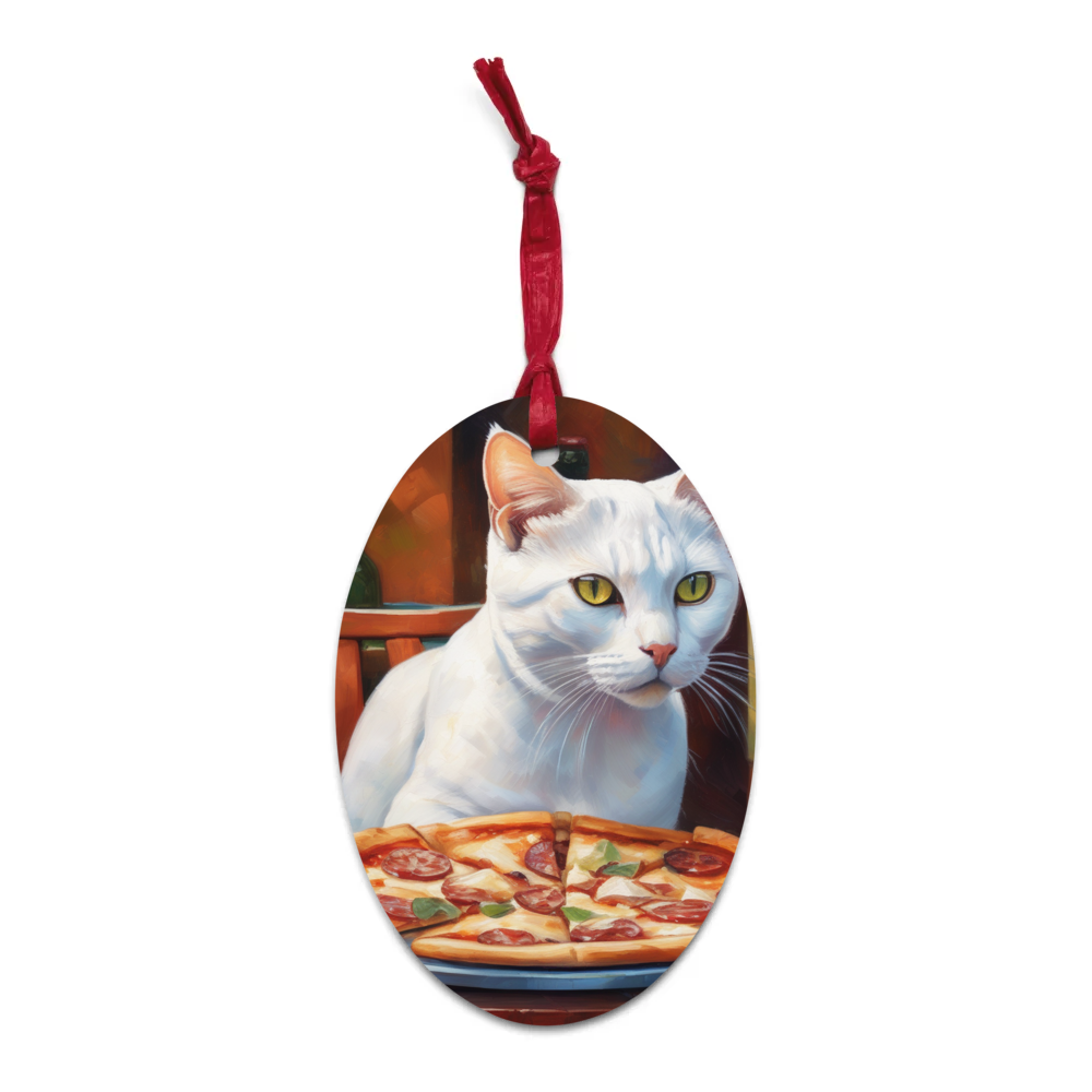 PugMug Custom Pet Wooden Ornament