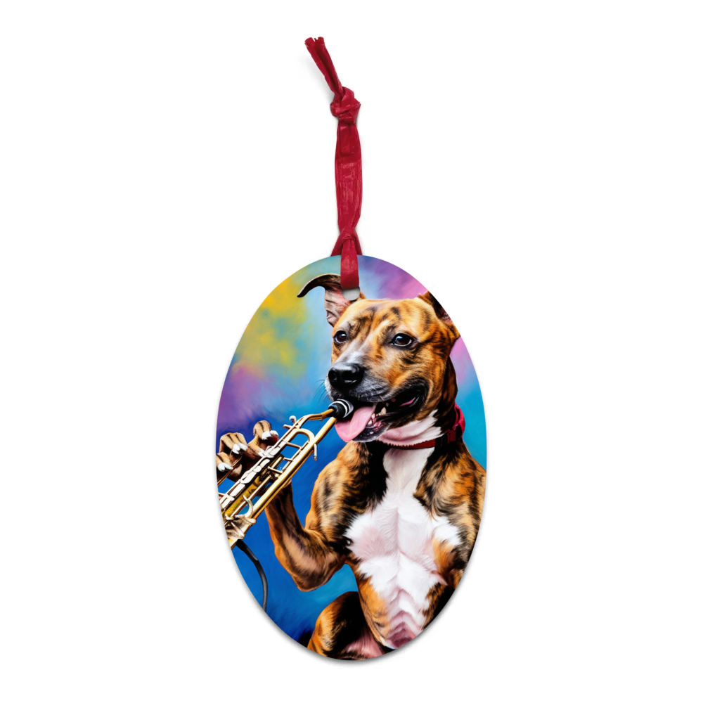 PugMug Custom Tony Hawk Wooden Ornament