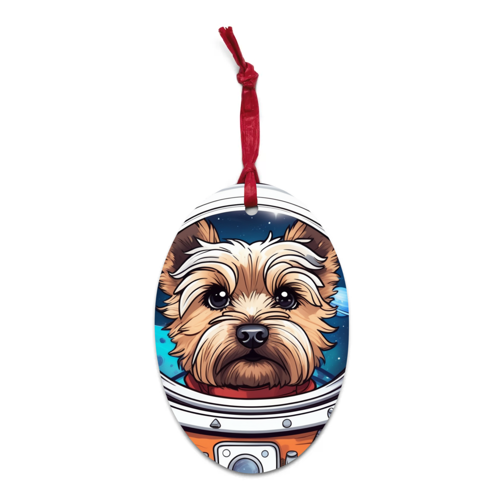 PugMug Custom Cairn Terrier Wooden Ornament