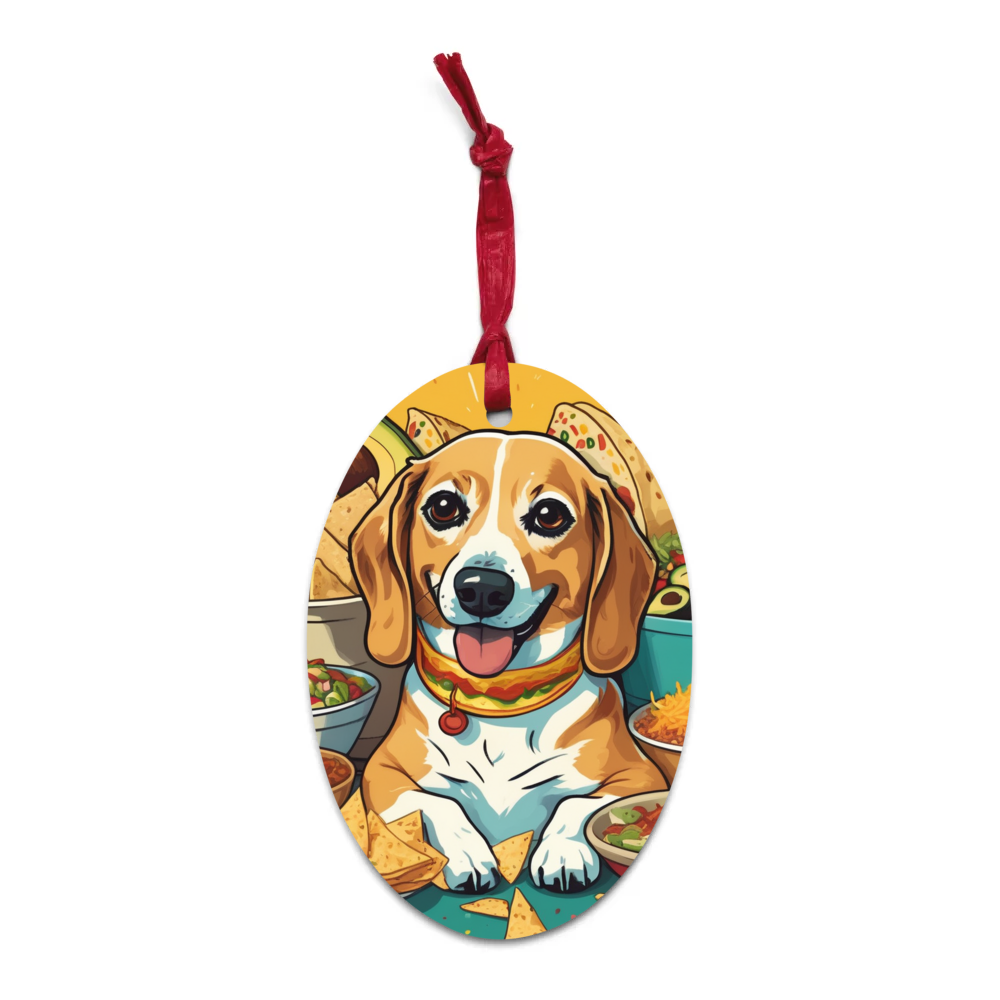 PugMug Custom Munchkin Wooden Ornament